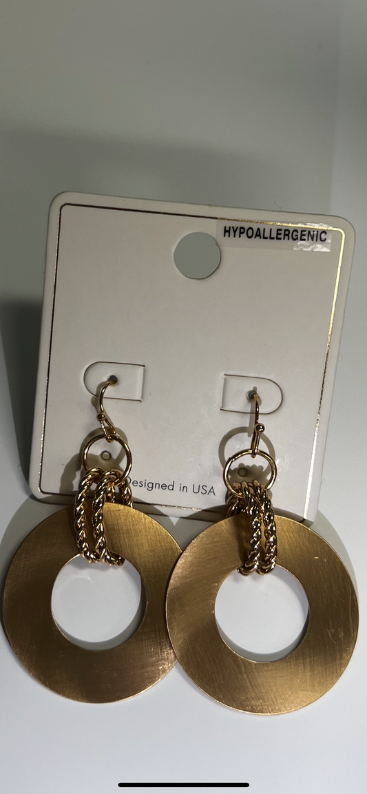 ADRIENNE EARRINGS GOLD 3745