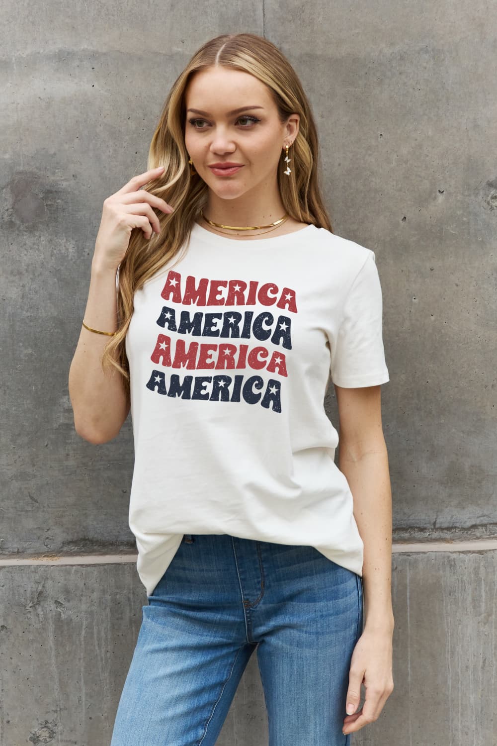 Simply Love AMERICA Graphic Cotton Tee